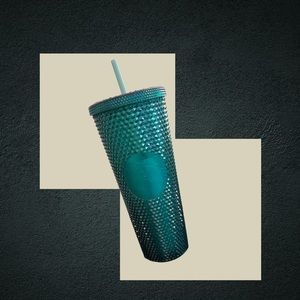💚 New💚 STARBUCKS Christmas Glitter Bling Studded Tumbler